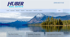 Desktop Screenshot of huberrealestate.com